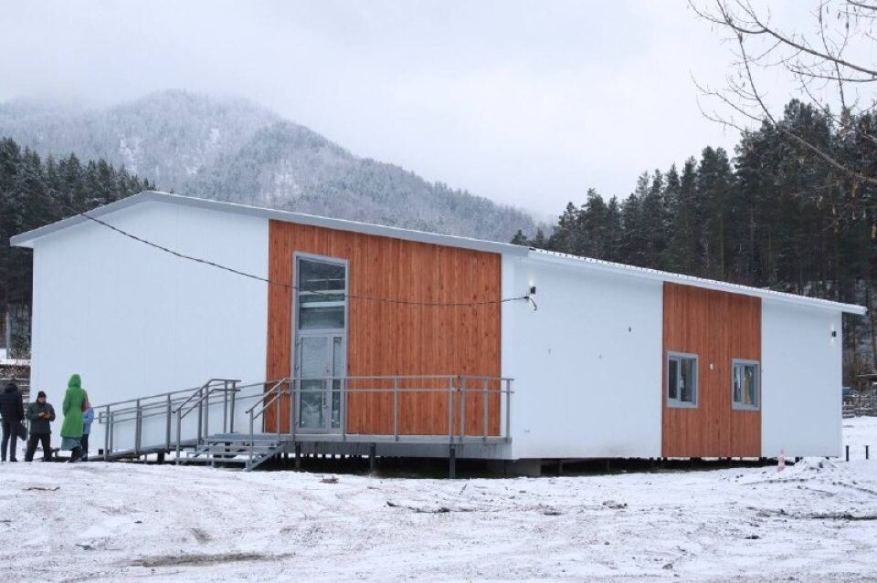    Строительство нового ДК в селе Аскат. Источник: t.me/turchak_andrey