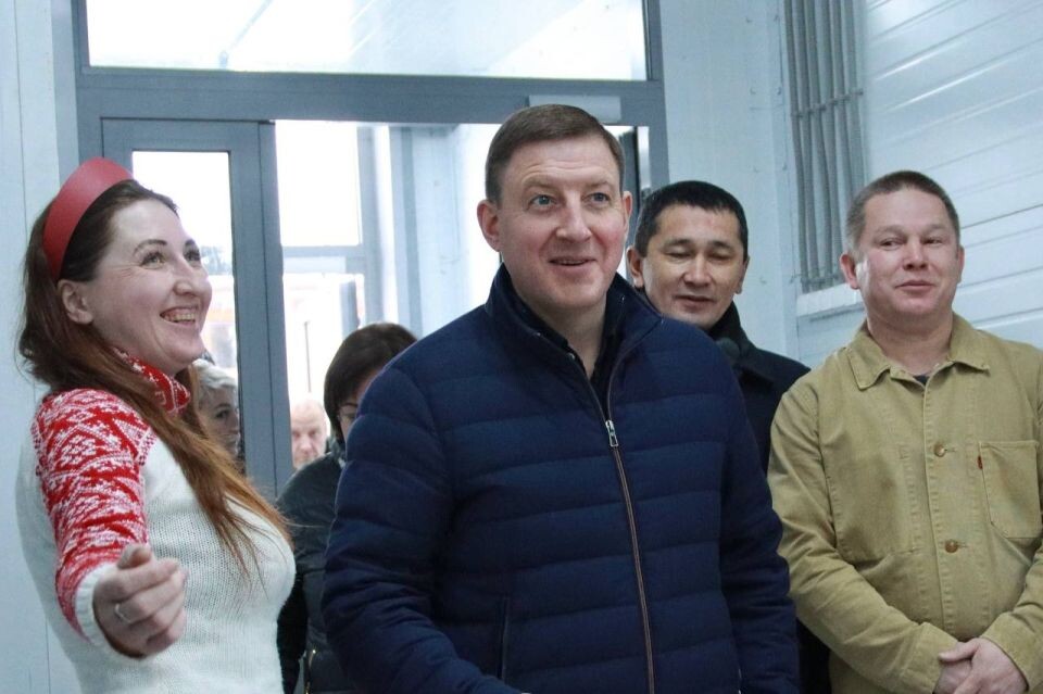    Строительство нового ДК в селе Аскат. Источник: t.me/turchak_andrey