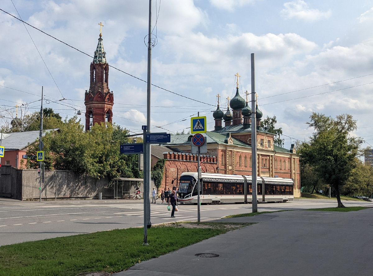 улица Преображенский Вал вид на церковь