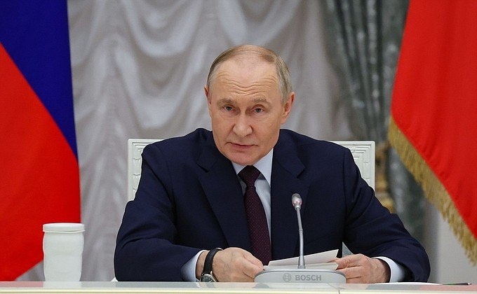    Владимир Путин. Фото: Артур Парфенчиков / ВК