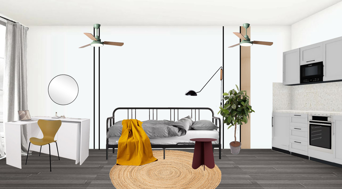 Интерьерный коллаж студии "Хоумстейджинг со вкусом"