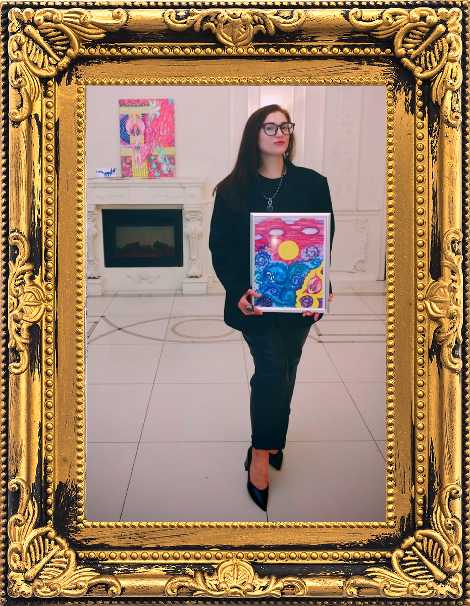 Ресурсные произведения художницы зажигают внутренним огнем зрителя