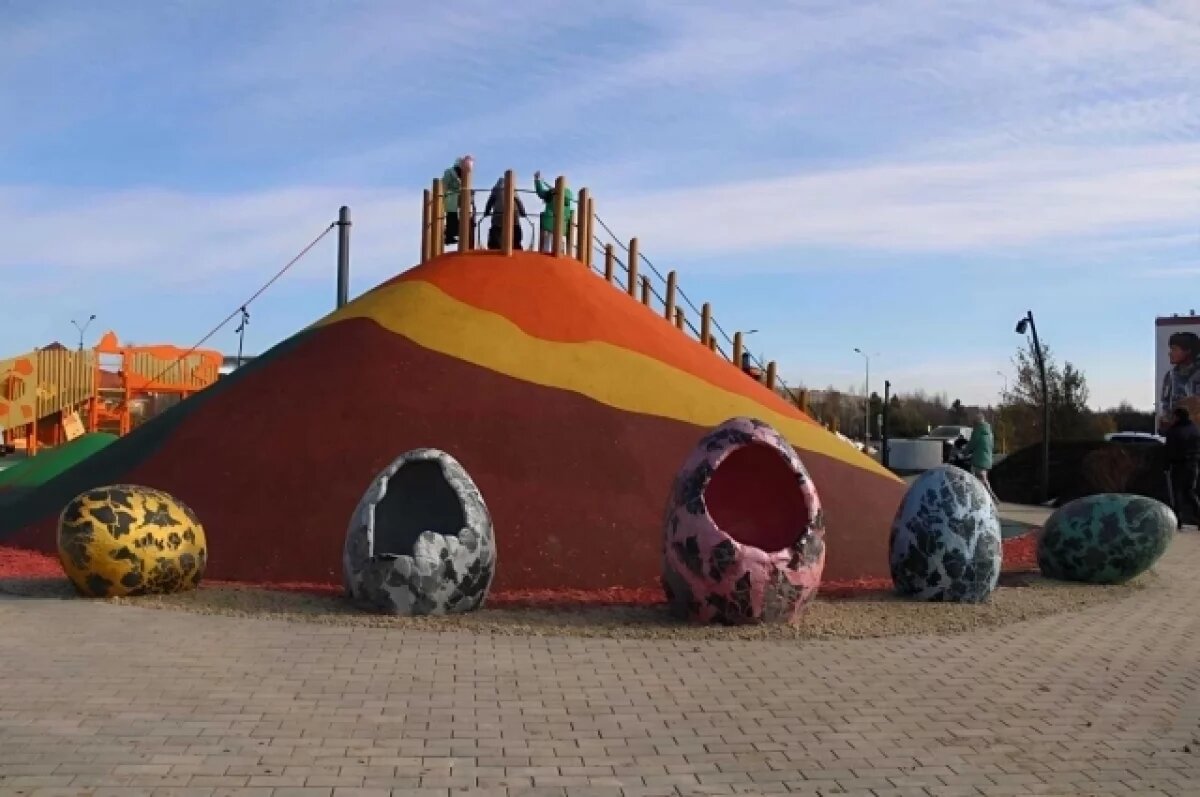    В Красноярском крае появился уникальный парк с динозаврами