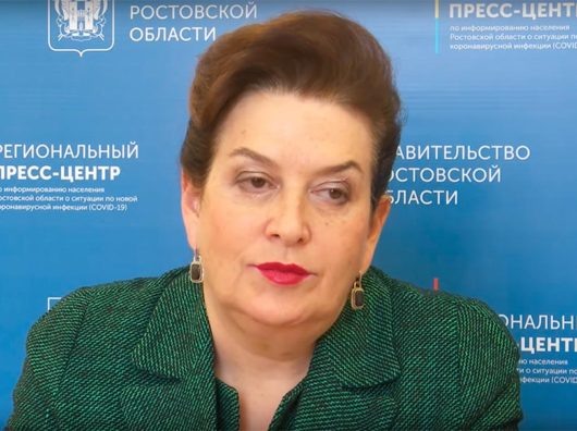    Татья Быковская //фото: Скриншот видеотрансляции брифинга