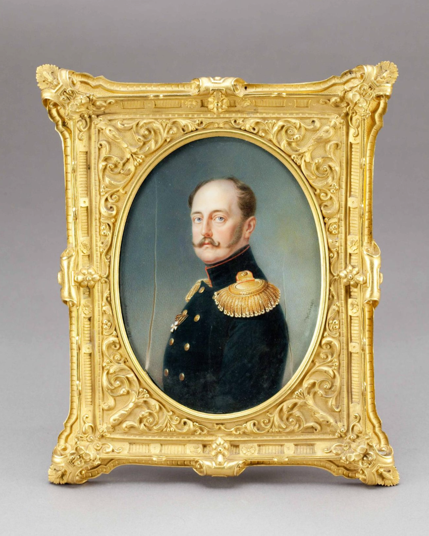 Портрет императора Николая I. И. А. Винберг (Winberg), А. А. Беземан. Начало 1850-х гг.