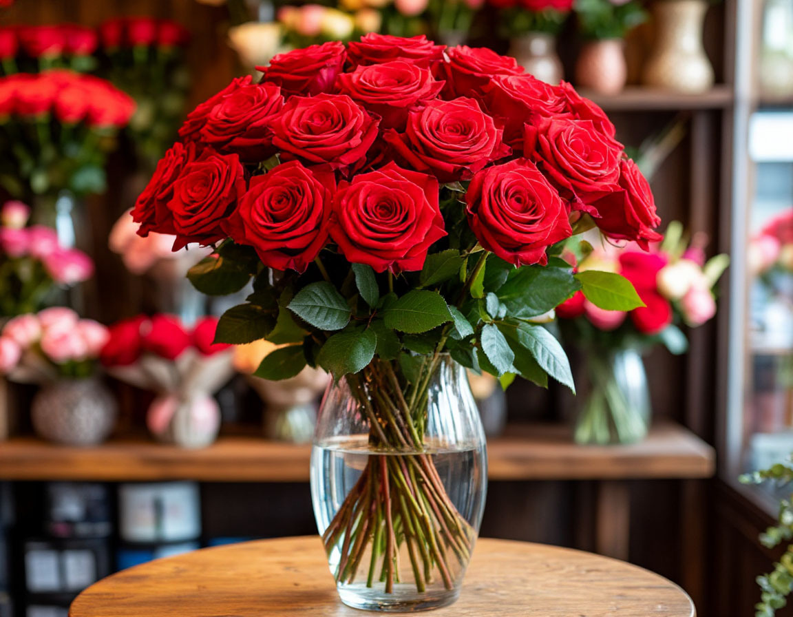 Уход за срезанными розами