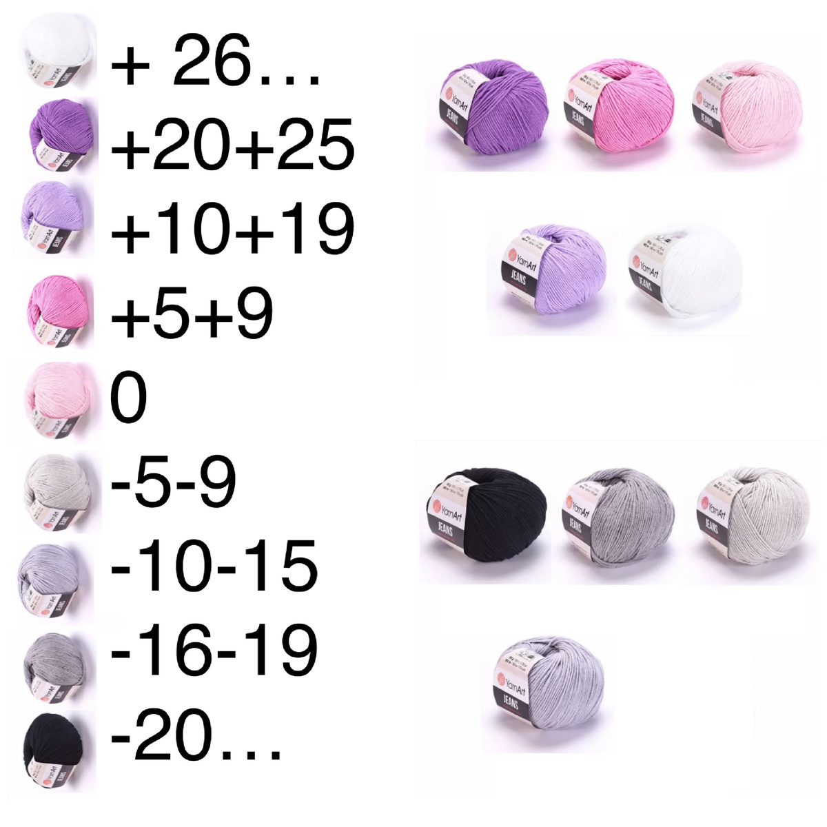 Пряжа и температурный шаг в коллаже ⬆️ возможно будут изменения, я ещё в процессе ☺️🤣