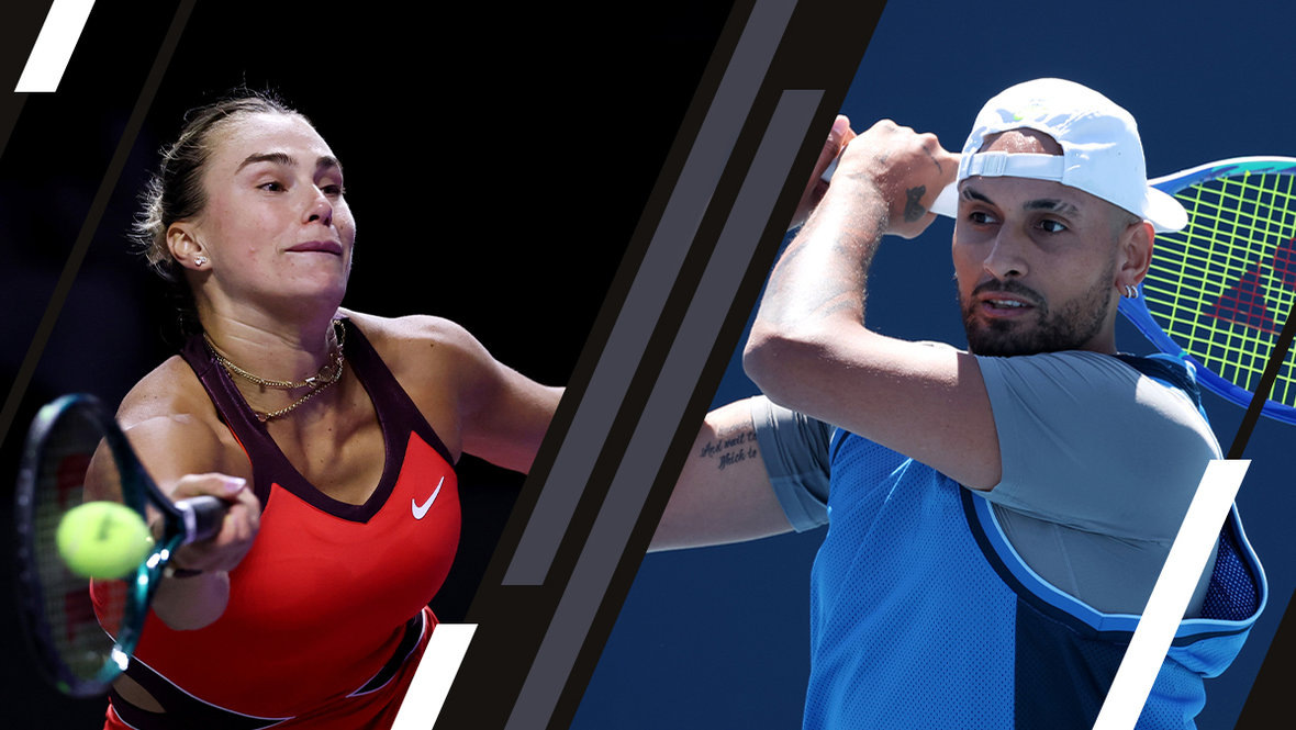    Арина Соболенко и Ник Кирьос. Getty Images