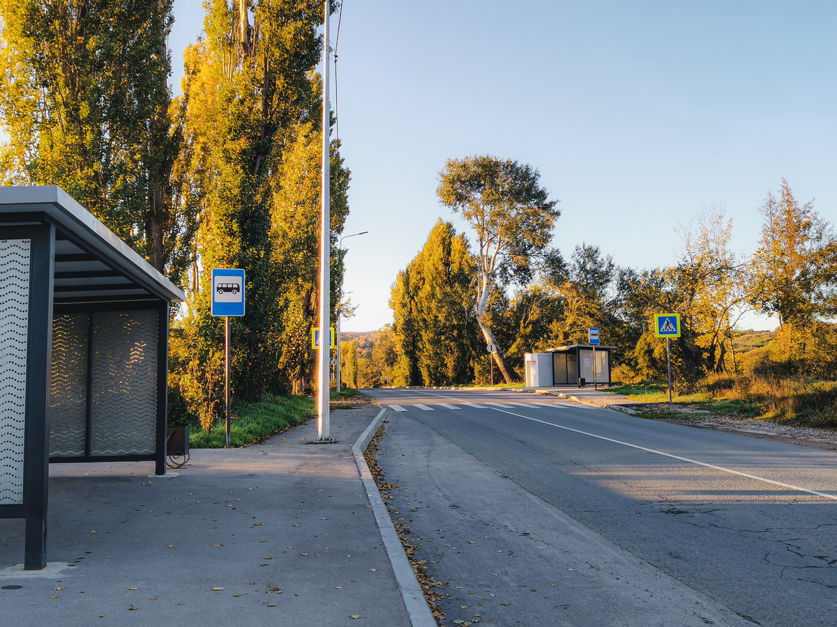 Автобусная остановка у ж/д ст. 1509 км