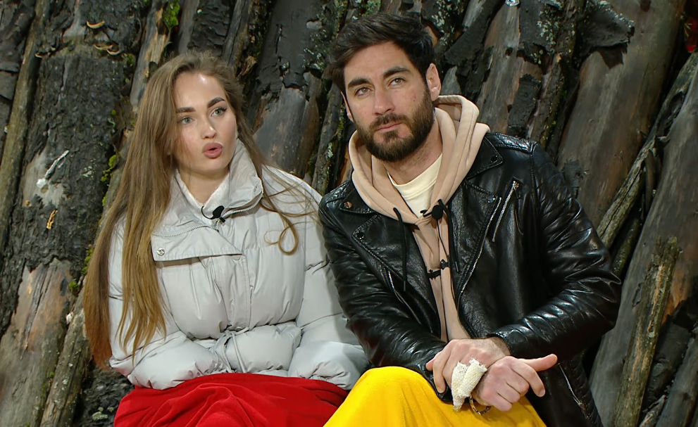 Тигран и Вика Салибековы (фото из эфира на «Okko»)