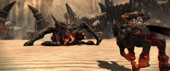 Gif картинка "Стигиец повержен"