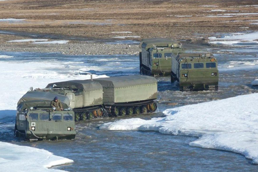 Российский ядерный полигон на Новой Земле
 Фото: Министерство обороны России