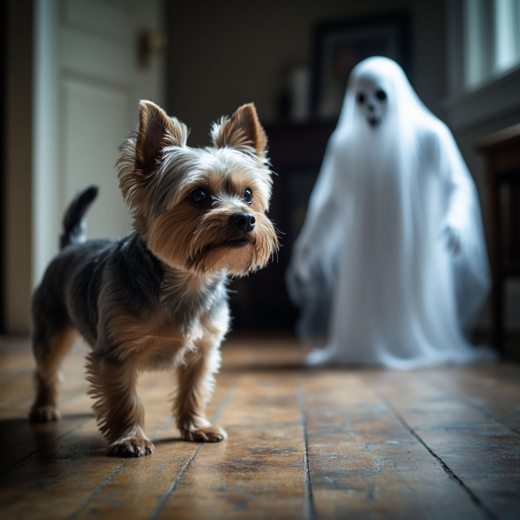 Возможно, йоркширские терьеры — не просто компаньоны. Возможно, они — тихие ангелы-хранители, чьи глаза видят дальше, а сердца чувствует глубже.