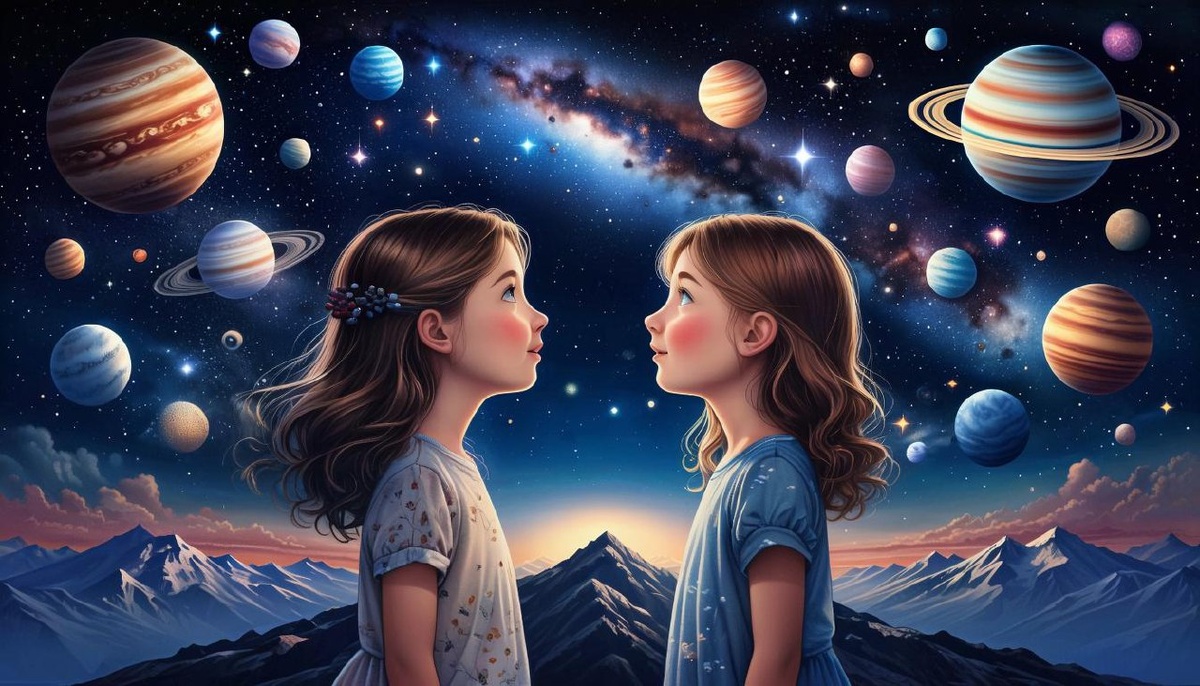 Близнецы. Иллюстрация сгенерирована нейросетью