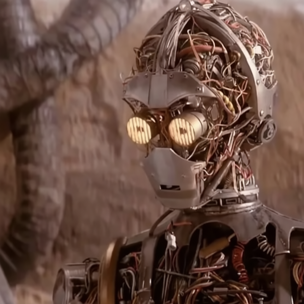 Скриншот: C-3PO в "Скрытой угрозе" 