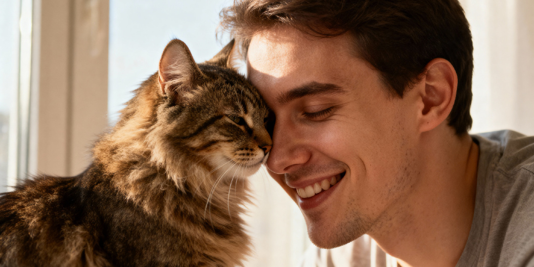 7 сигналов, что твоя кошка любит тебя до безумия (и ты даже не догадываешься!)