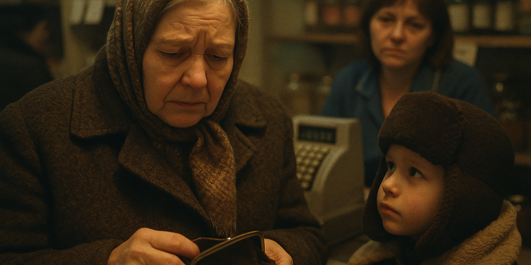 Внук не знал, как больно ей тогда было у кассы. Он просто улыбался — с шоколадкой в руках.