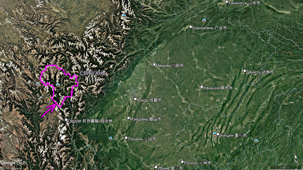 2. Иллюстрация автора. В основе изображения — карты Google Earth Pro.