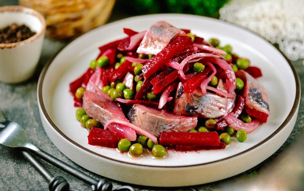 Салат из сельди «По-Датски».