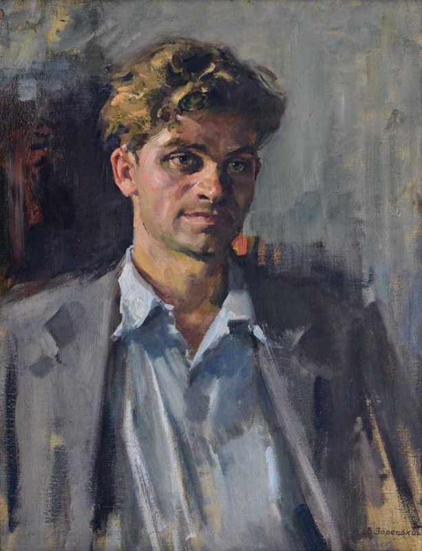 В.И.Зарецкий. Автопортрет. 1950-е.