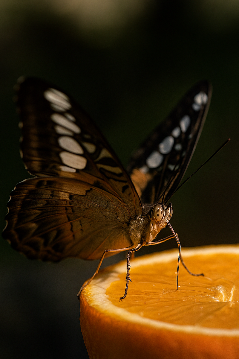 Бабочки «пробуют» вкус кожей лапок — и выбирают то, что вкусно.
