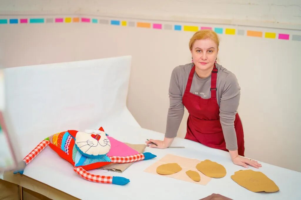 Оксана Муравьева объединила вокруг себя волгоградских мастериц // Фото предоставлено спикером