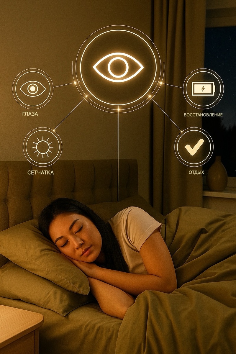 Польза сна для глаз