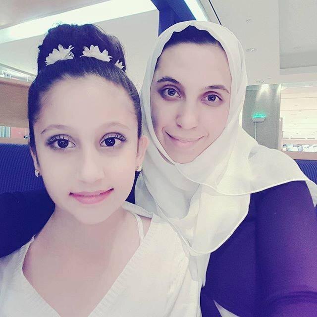 Наталья Алиева (Аиша аль-Мактум) с дочерью. Фото: Соцсети