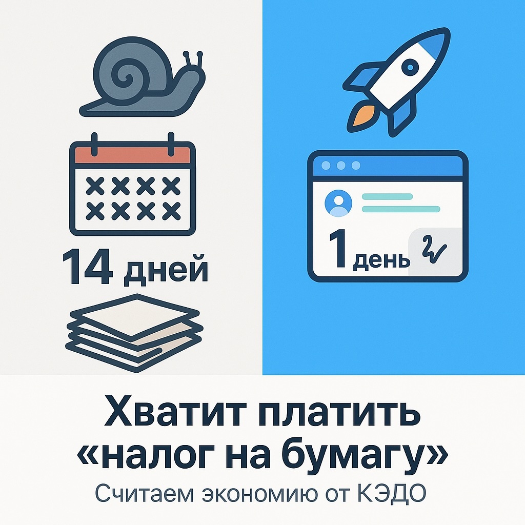 считаем экономию от КЭДО Битрикс24