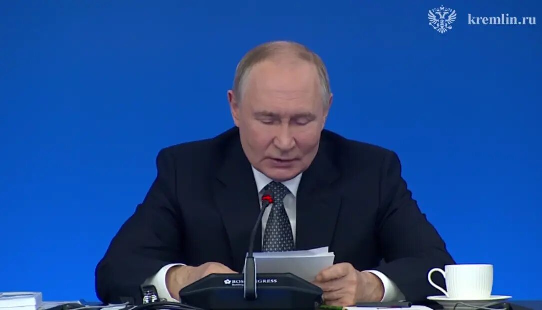    Владимир Путин. Фото: скриншот видео Кремля