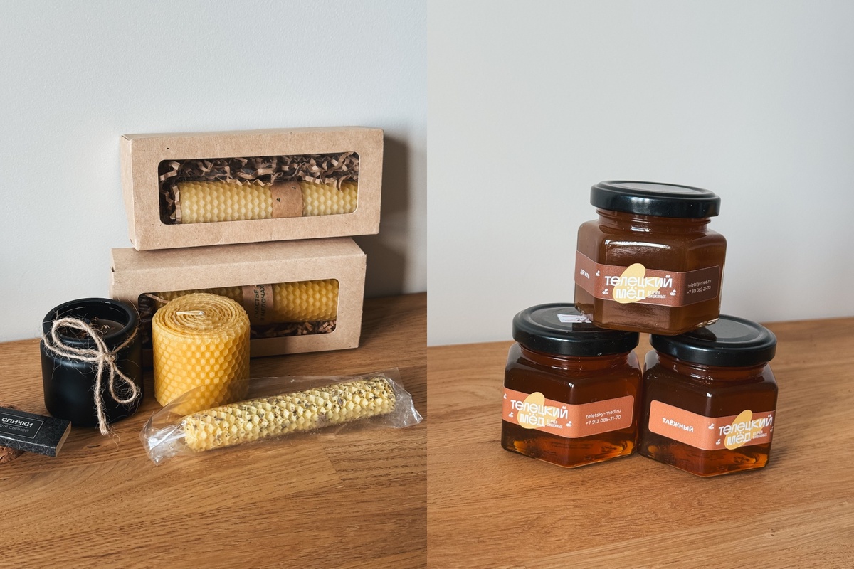 Телецкий мед и свечи