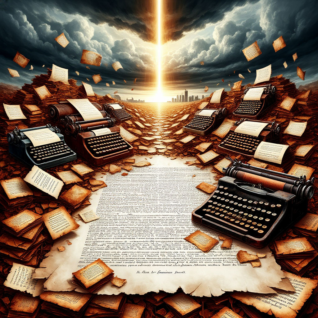 Иллюстрация "Путь к справедливости" создана сетью Шедеврум