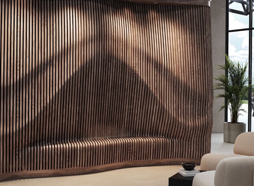 Параметрическая стеновая панель из МДФ Источник: walterholz.ru/