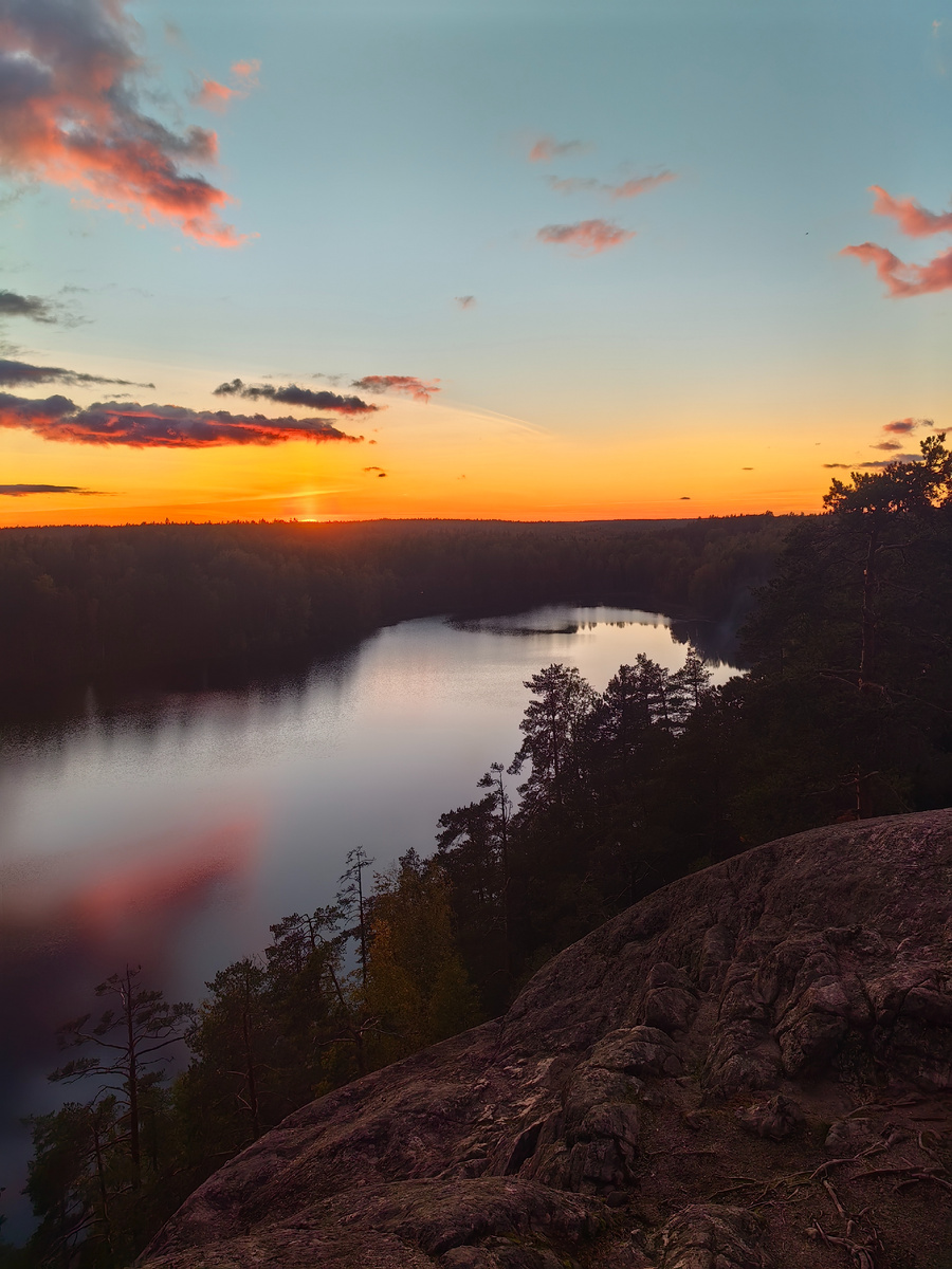 Красивый заказ на озере Ястребиное.