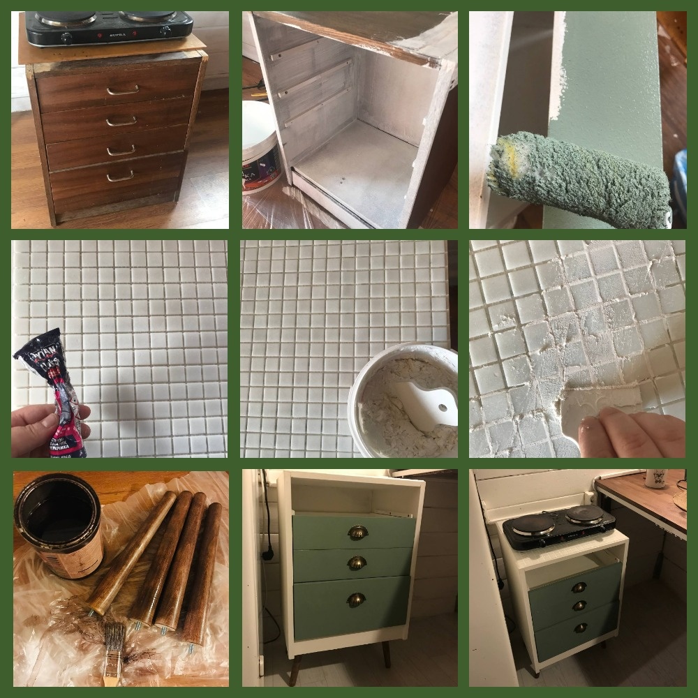 Коллаж процесса переделки