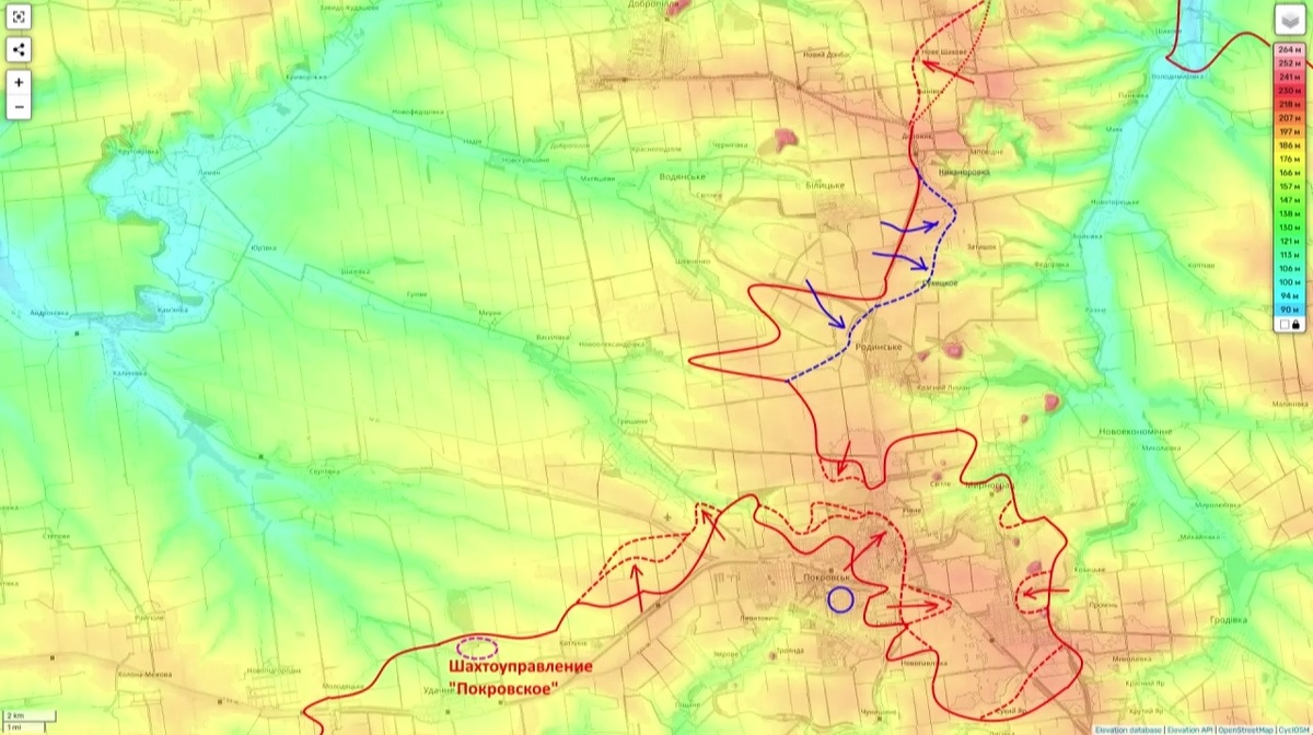    Карта боевых действий с Telegram-канала "Мир сегодня с "Юрий Подоляка"