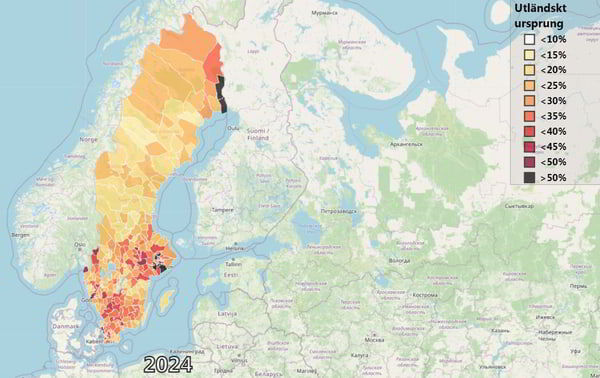    В Швеции запустили Миграционную карту