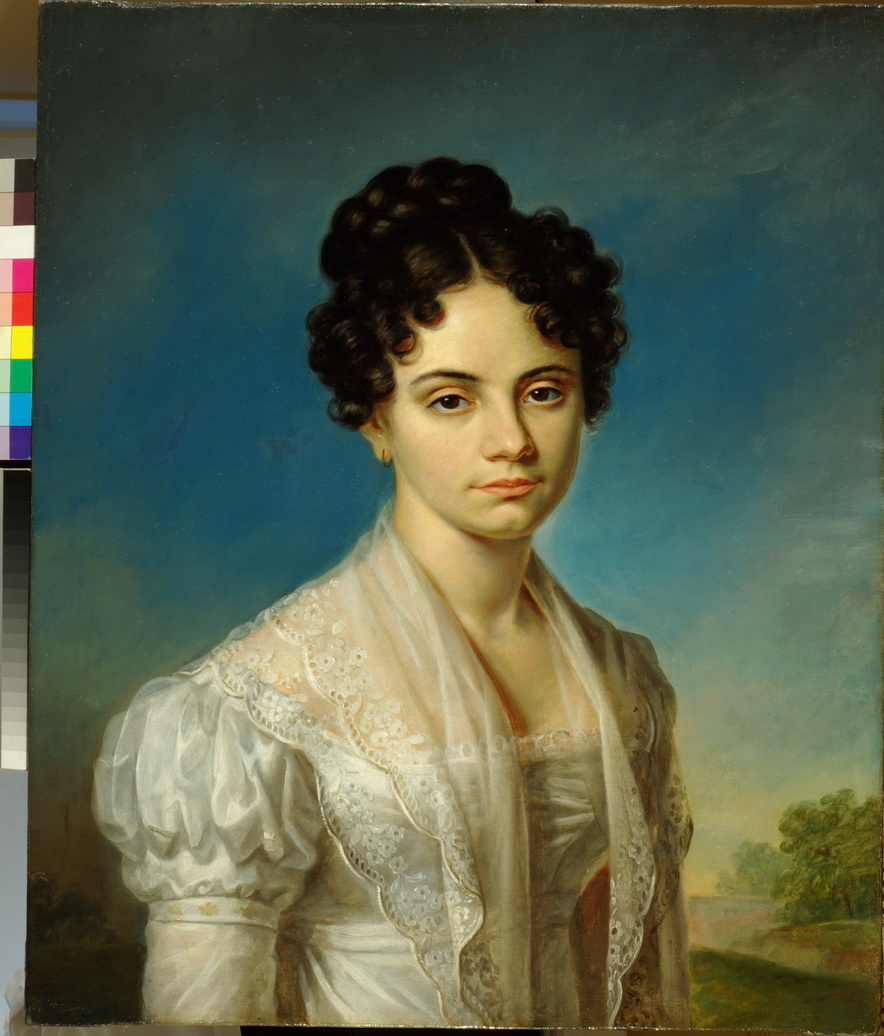 Неизвестный художник «Портрет Марии Николаевны Раевской» / Всероссийский музей А. С. Пушкина / goskatalog.ru