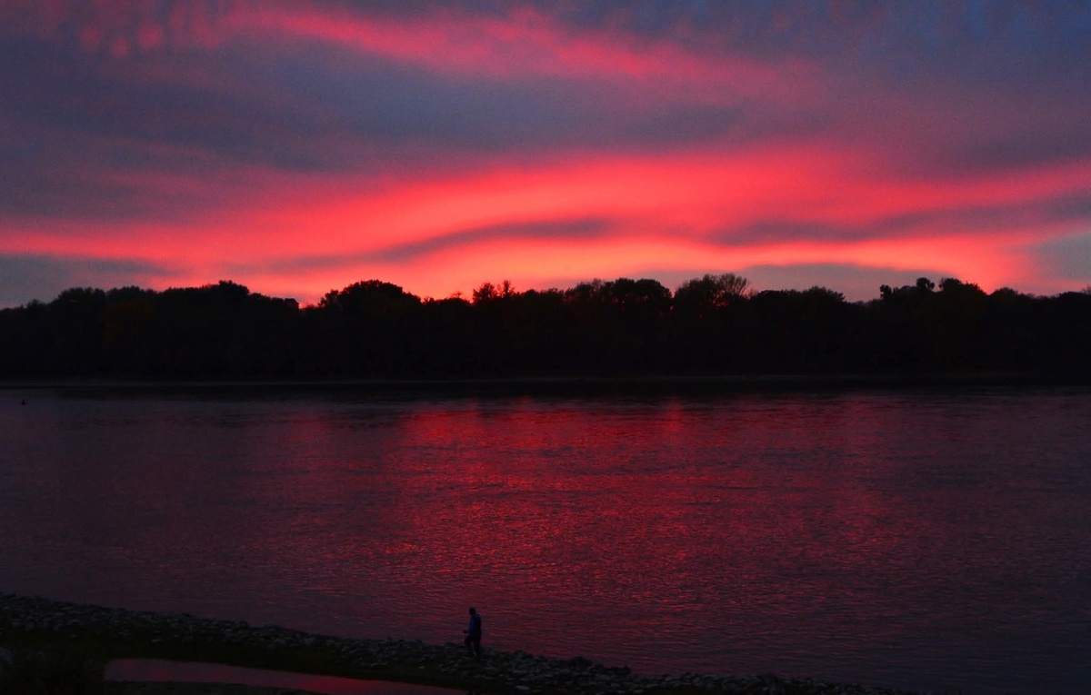 Сомбор. Закат. 