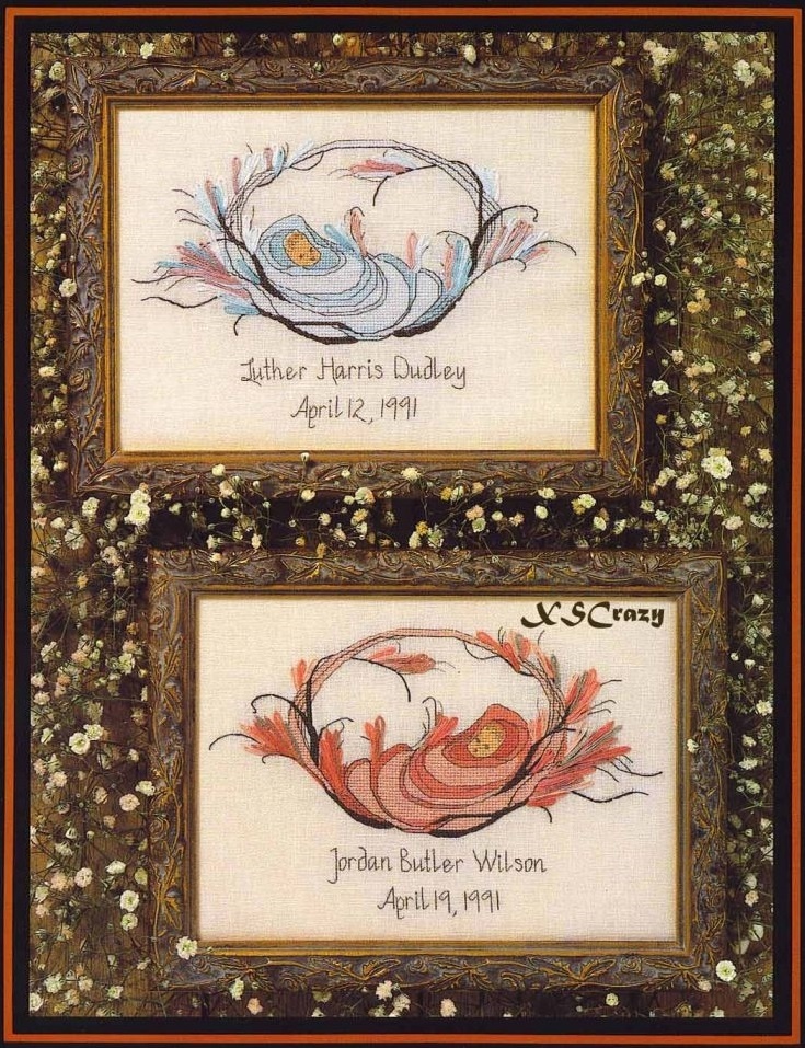 превью схем "Мальчик" и "Девочка", автор Бакли Мосс, фото из открытых источников