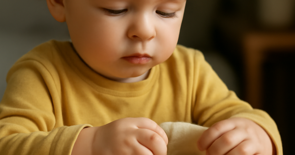 Волшебный мешочек: игра для малышей, которая развивает моторику, логику и словарный запас