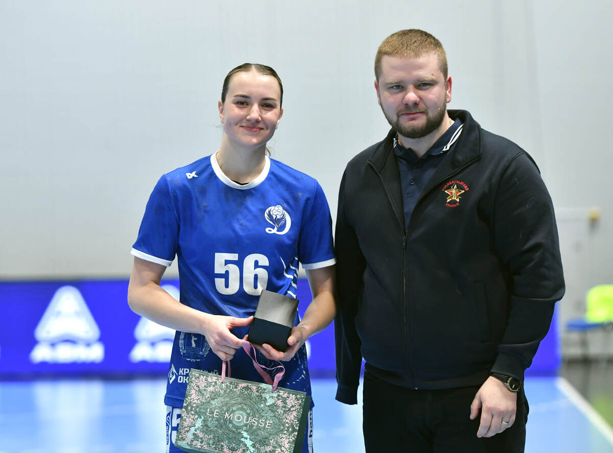    Екатерина была признана лучшей в игре со "Звездой"