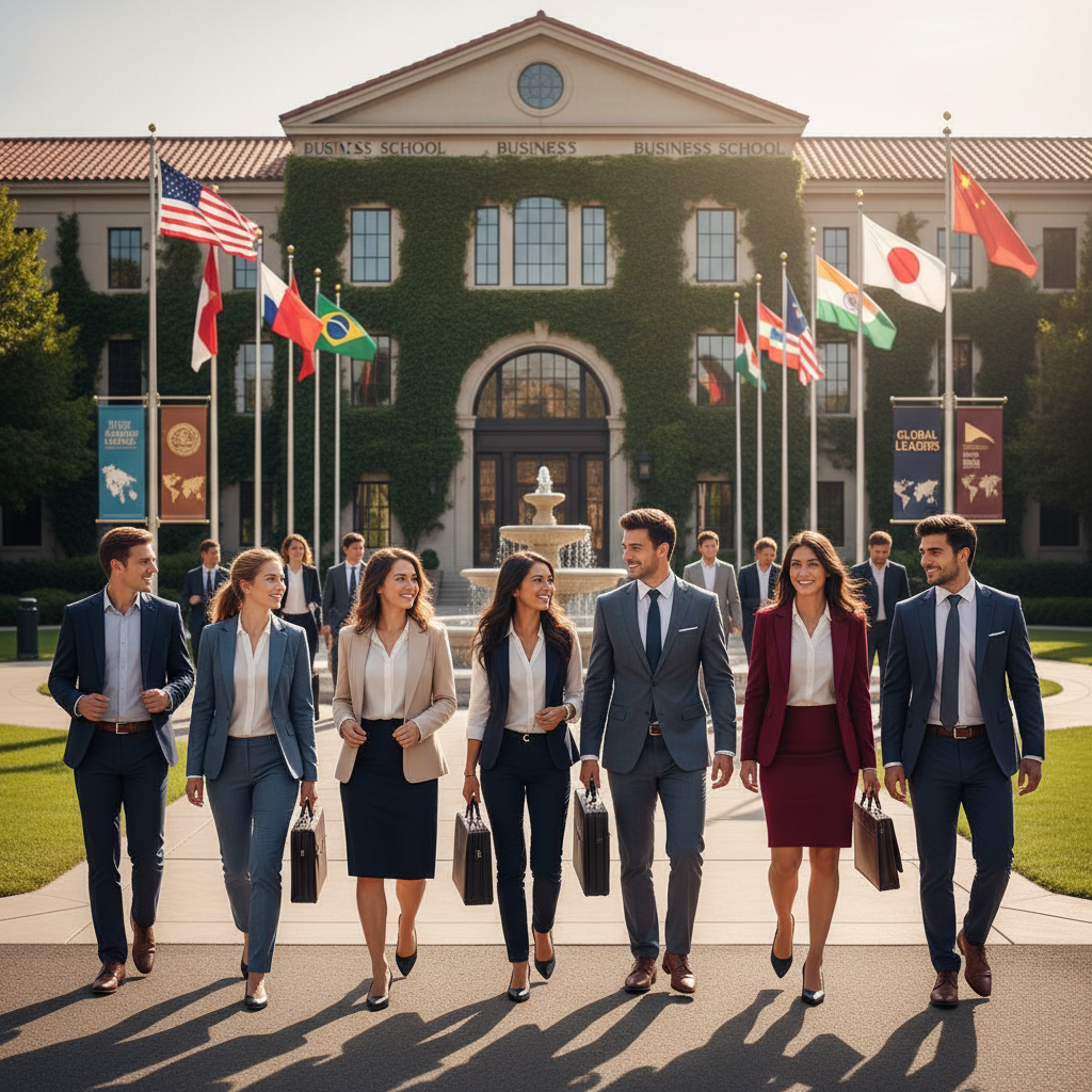 Глобальные связи начинаются с бизнес-школы.