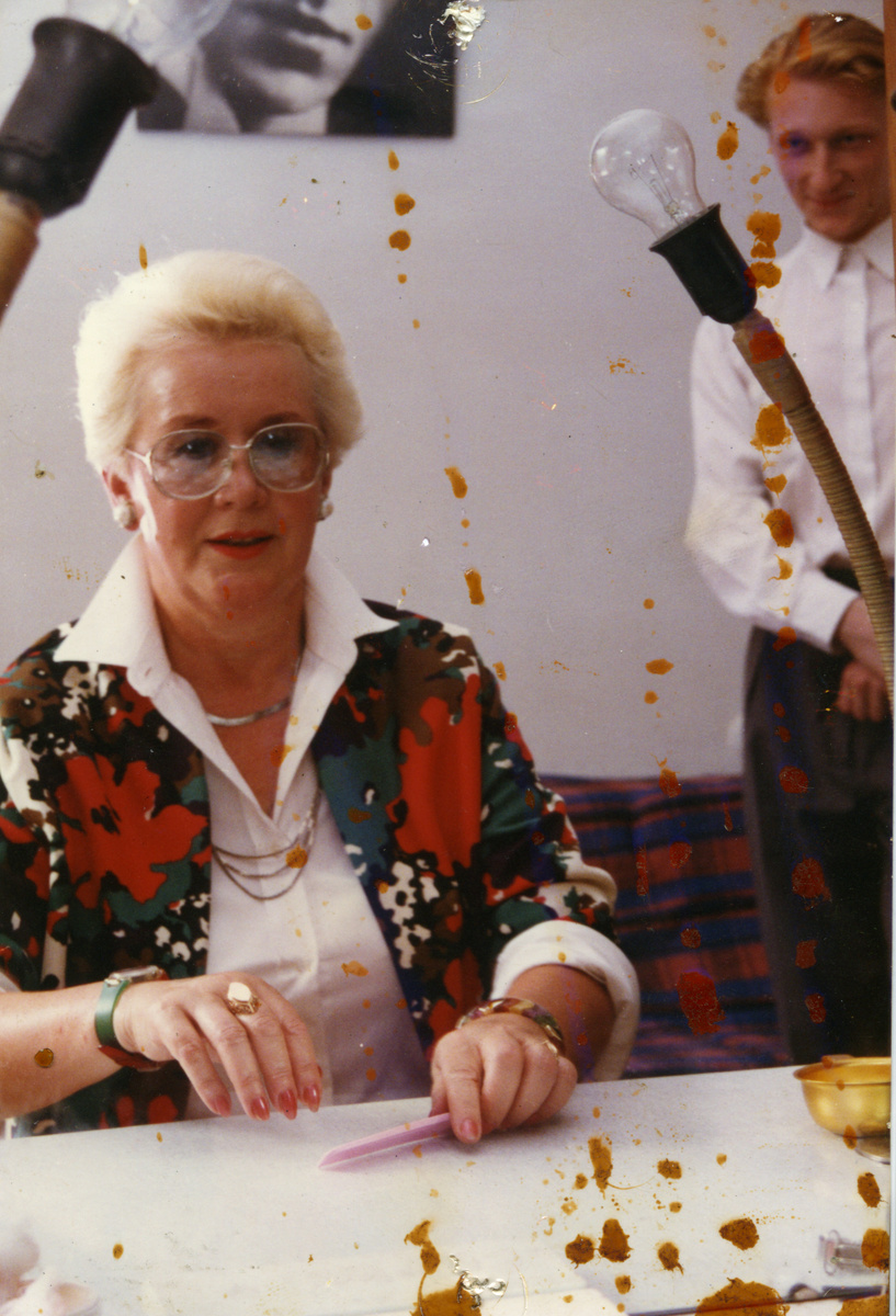 Анна Шатилова и автор канала "Пераново перо" Олег Перанов. Фото: Альвиан Яблонский