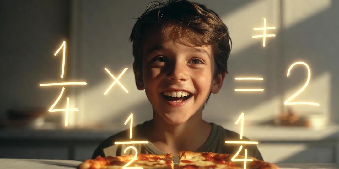 Дроби: как за 5 минут объяснить ребёнку деление дробей и навсегда убрать страх 😱