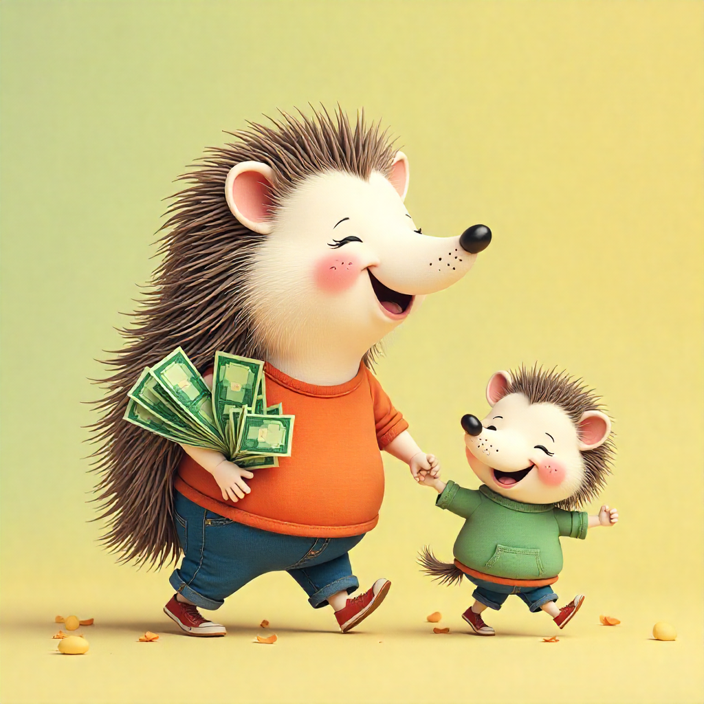 Счастливые ежики💸