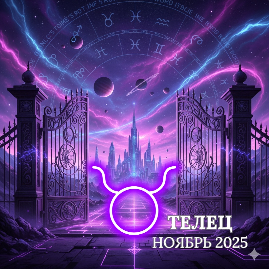 Астропрогноз для Тельца в Ноябре 2025. Астролог Екатерина Юдина 