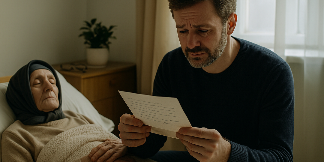 Он оставил мать в доме престарелых. А когда прочитал её письмо, кричал от боли — но поздно