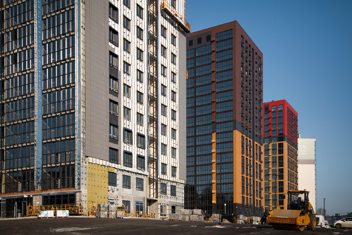 Строительство 4 дома ЖК «Нордик». 2024 г.