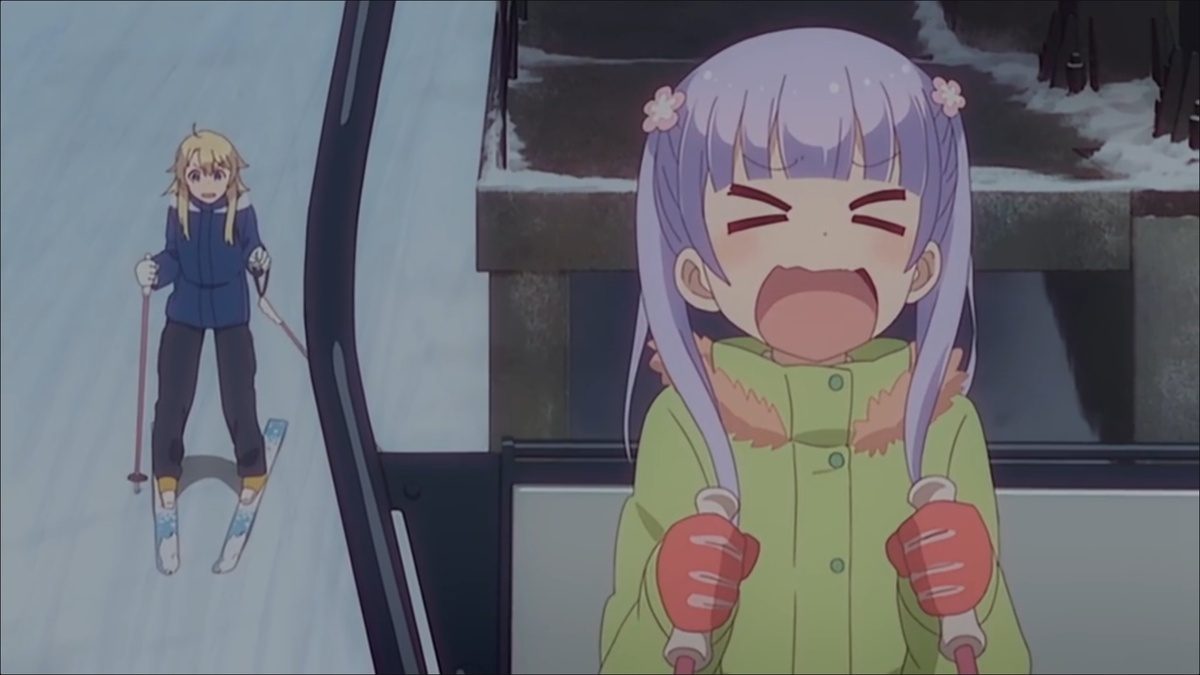 Аоба с криком едет на второй круг... -А-а-а!!! Так и зна-ала-а, что не получится-а!!!...